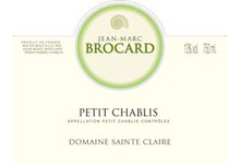  	 	PETIT CHABLIS Domaine Sainte Claire 2008 