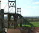 Le Pont suspendu sur la Charente à Tonnay