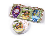 Anis de Flavigny - Fourreau de 3 Boîtes ovales - Anis, menthe et violette