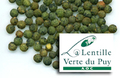 Lentilles vertes du Puy AOC