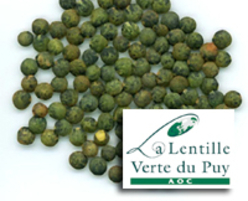 Lentilles vertes du Puy AOC