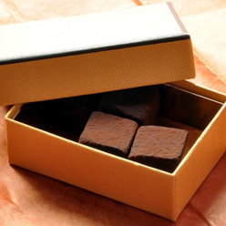 Quelques truffes en chocolat maison : un cadeau simple et délicat...
