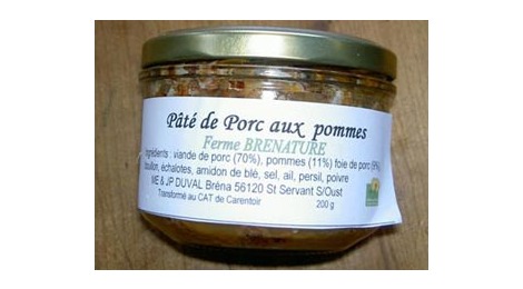 Pâté de porc aux pommes