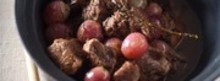 Veau aux raisins frais façon bourguignon