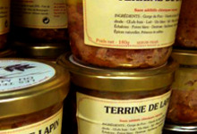 terrines du morvan à l'épicerie du Port Aubry