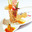 Millefeuille à la Cardamome et aux fruits rouges aux éclats de fleurs cristallisées