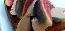 Tartine de foie gras aux figues