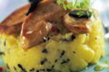 Parmentier de Pommes de terre et foie gras poêlé