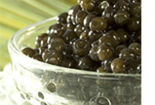 Caviar de Gironde sur son lit de parmentier d'huîtres