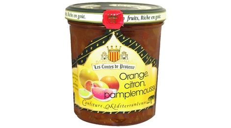 Confiture Méditerranéenne d'Orange Citron Pamplemousse