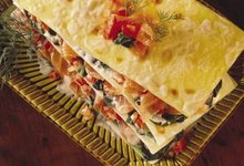 Lasagnes au Saumon de Norvège fumé et épinards