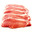 Côtes de porc filet sans os 5x190 gr