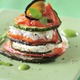 Millefeuille de légumes au cabillaud