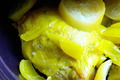 Tajine de poulet au citron confit
