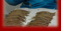 Anchois marinés sur une galette à l'anis