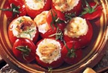 Tomates farcies au Chabichou du Poitou