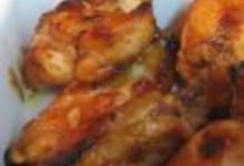 Ailes de poulet à l'aigre-doux (marmelade de citrons, sauce soja, ketchup)