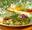 Salade de roquette aux pêches, Bresaola et Provolone