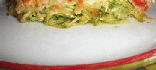 Gratin de ravioles aux courgettes