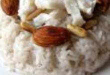Sayadiyah libanais (poisson au riz, aux oignons et aux amandes)