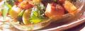 Salade de saint-jacques , topinambours grillés et chutney au chasselas