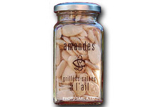 amandes grillées à l'ail