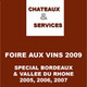 Foire aux vins Chateaux et services 2009
