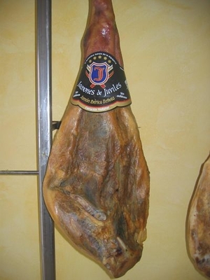 Jambon ibérique de bellota avec os 7,5 kilos