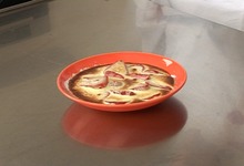 Gratin de fraises et sabayon au kirsch