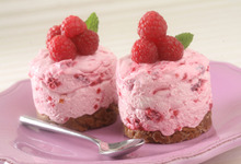 Cheese-cake cru aux framboises