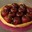 Tarte renversée aux prunes entières