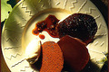 Tuiles au Chocolats Glace au Pain d'Epices, Réduit de Macvin