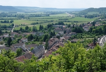 vue sur la vallée de la Marne depuis la colline de l'ancien château de Joinville 