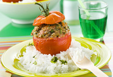Petites tomates farcies à l’agneau