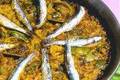 Paella de Boquerones y Espinacas (Paella anchois - épinards)