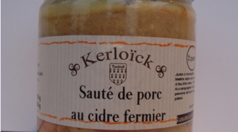 Sauté de porc au cidre fermier