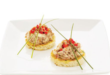 Toasts au crabe