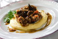CHATEAU LAFITE ROTHSCHILD  et son devant de lapin fondant, jus aux olives, polenta