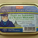 Filets de sardines à l'algue wakamé
