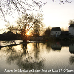 Pont-de-Ruan, autour des moulins de Balzac