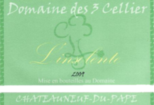 Châteauneuf-du-Pape Blanc Domaine des 3 Cellier "L'Insolente"