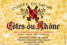 Côte du Rhône Rouge, domaine du Comte de Lauze