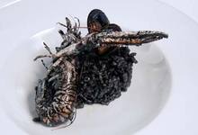 Riz noir (encre de seiche)