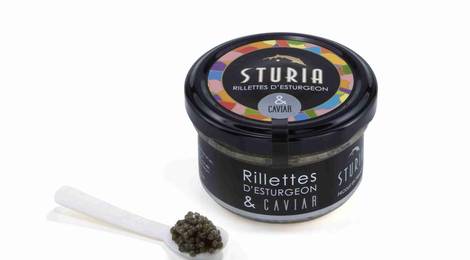 Rillettes d'esturgeon & caviar