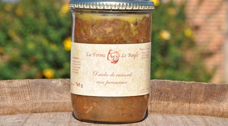 Daube de canard aux pruneaux 765g - Ferme le Bayle