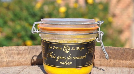 Foie gras de canard entier 430g - Ferme le Bayle