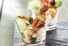 Duo de fruits de mer aux figues et noix de pécan Toupargel