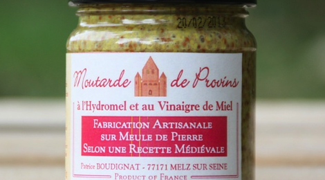 Moutarde de Provins à l'Hydromel et Vinaigre de miel