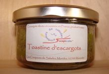 Les Croqueurs de Salades - Toastine d'escargots à la Bourguignonne 100 g