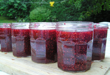 confitures de framboise